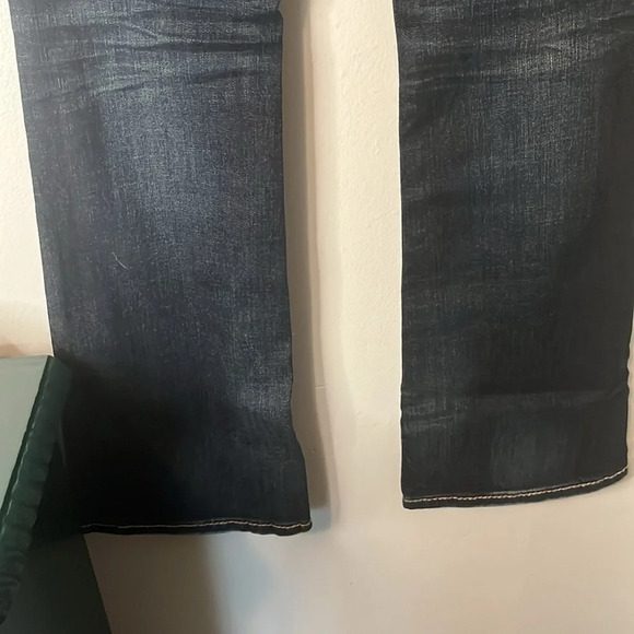 NWT Silver Jeans Co Suki Mid Rise Boot Cut Stretch Sequin Distressed Denim Sz 28 - Picture 10 of 14